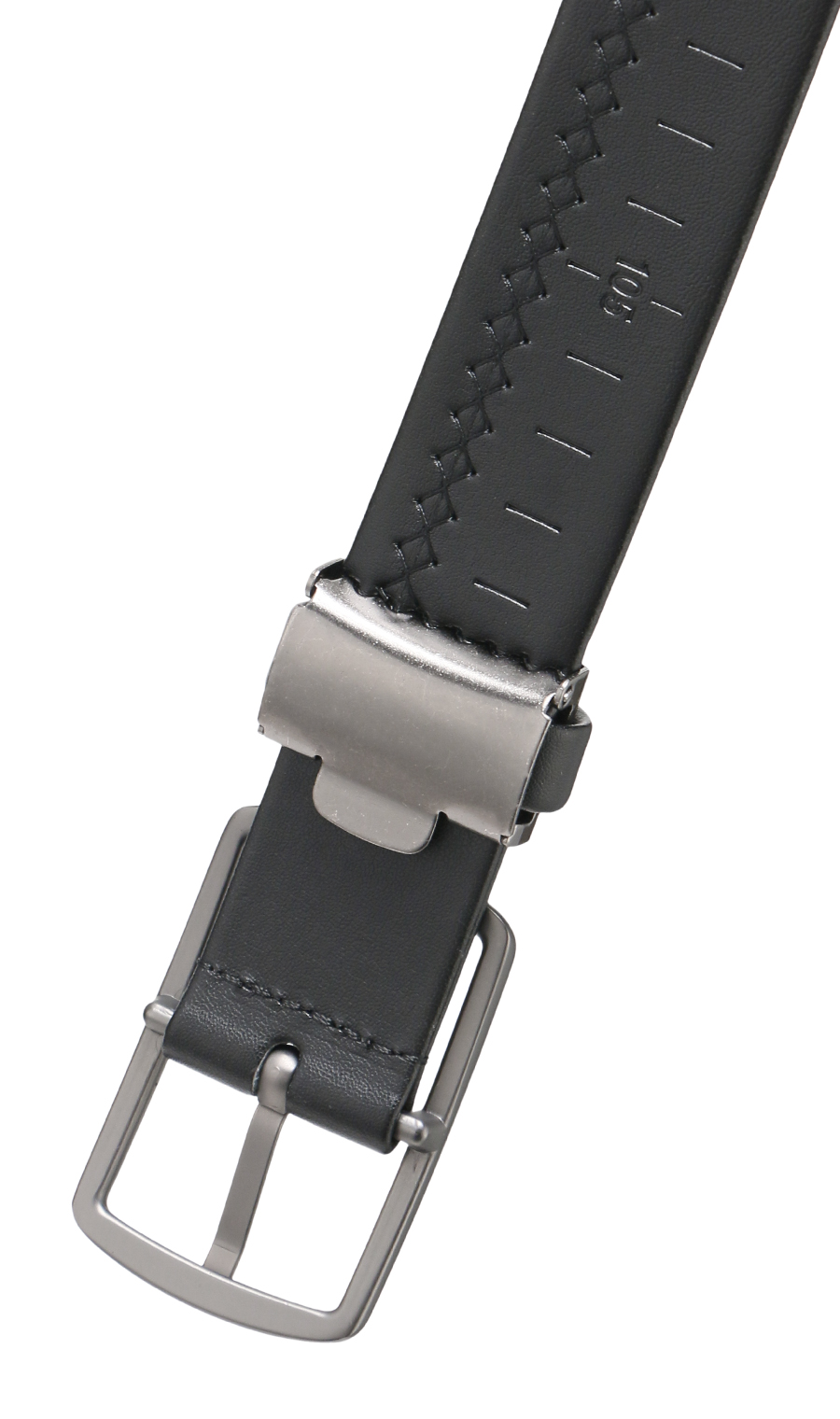 ピンバックルメンズベルト【ロングサイズ】 ブラック系 0