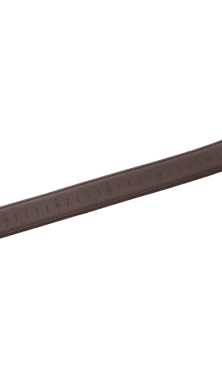 ■ピンバックルメンズベルト【バスクレザー】 ブラウン 0