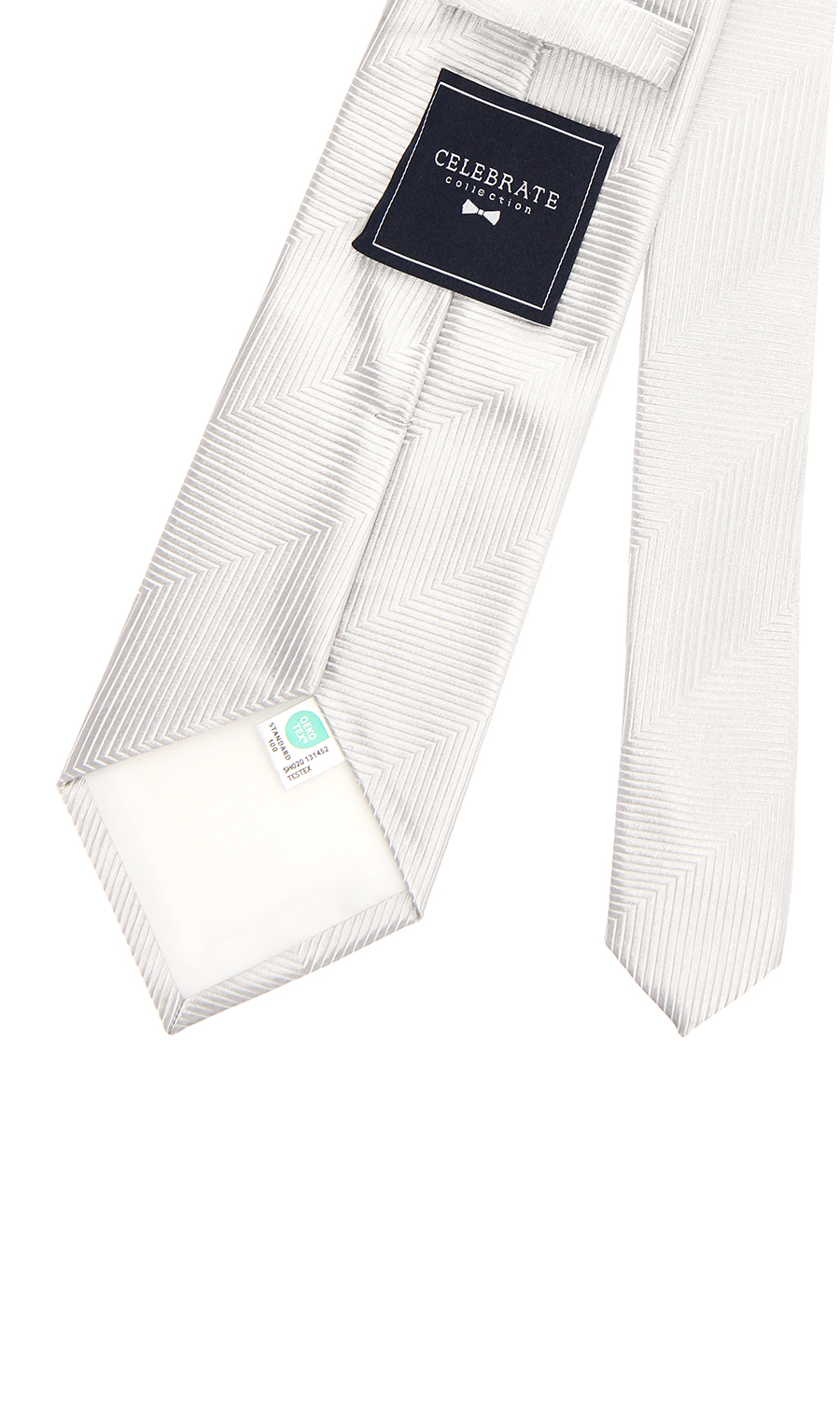 フォーマルタイ【慶事用】【ロングサイズ】【OEKO-TEX】 シルバー 9