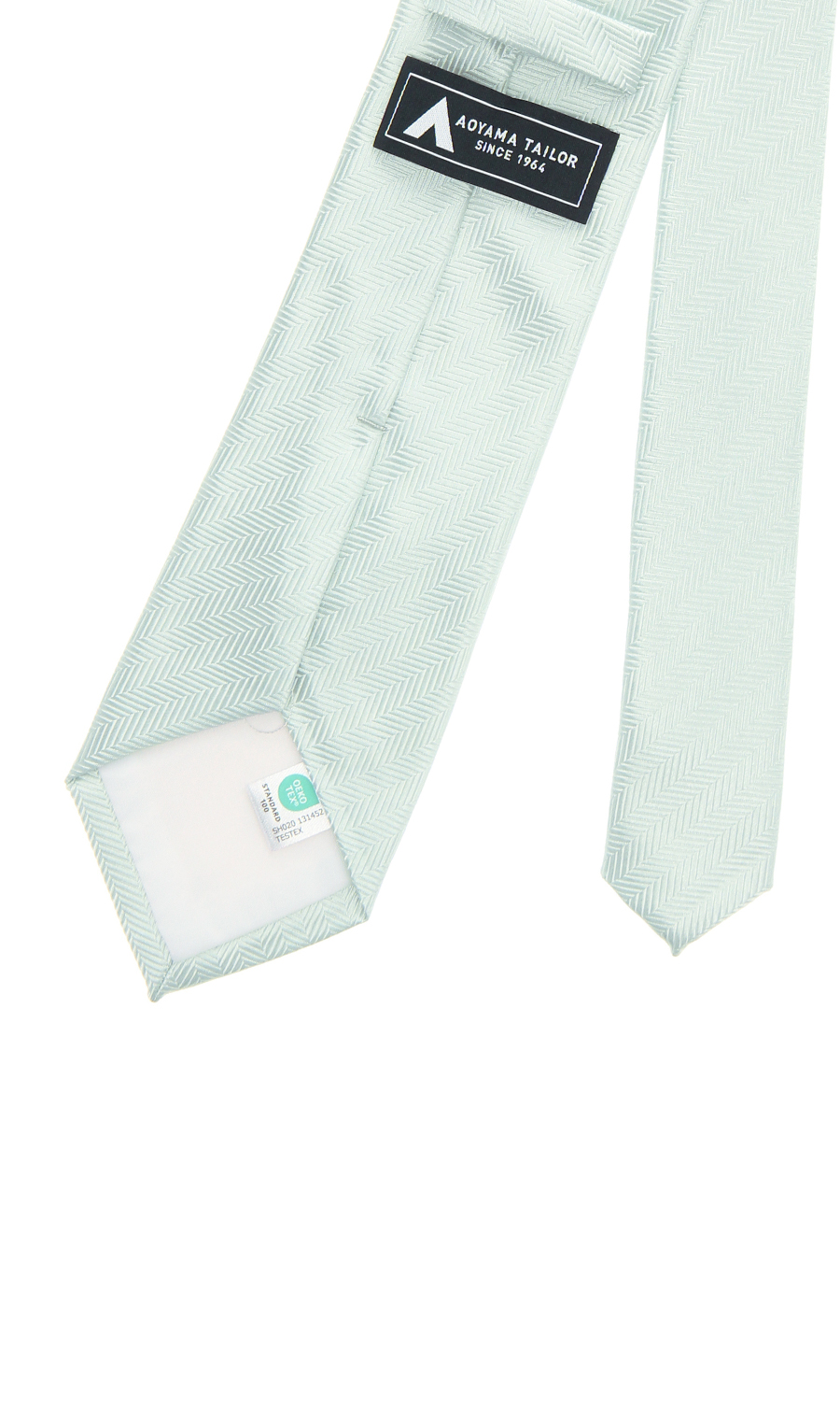 ■チーフ付きカラーフォーマルタイ【OEKO-TEX】 グリーン 0