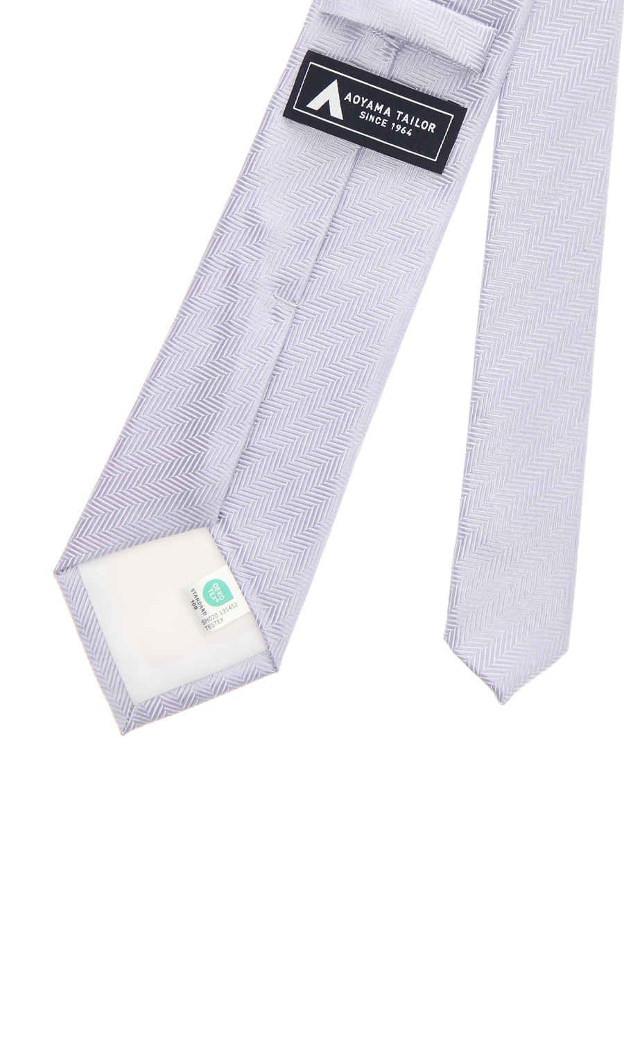 ■チーフ付きカラーフォーマルタイ【OEKO-TEX】 パープル 0