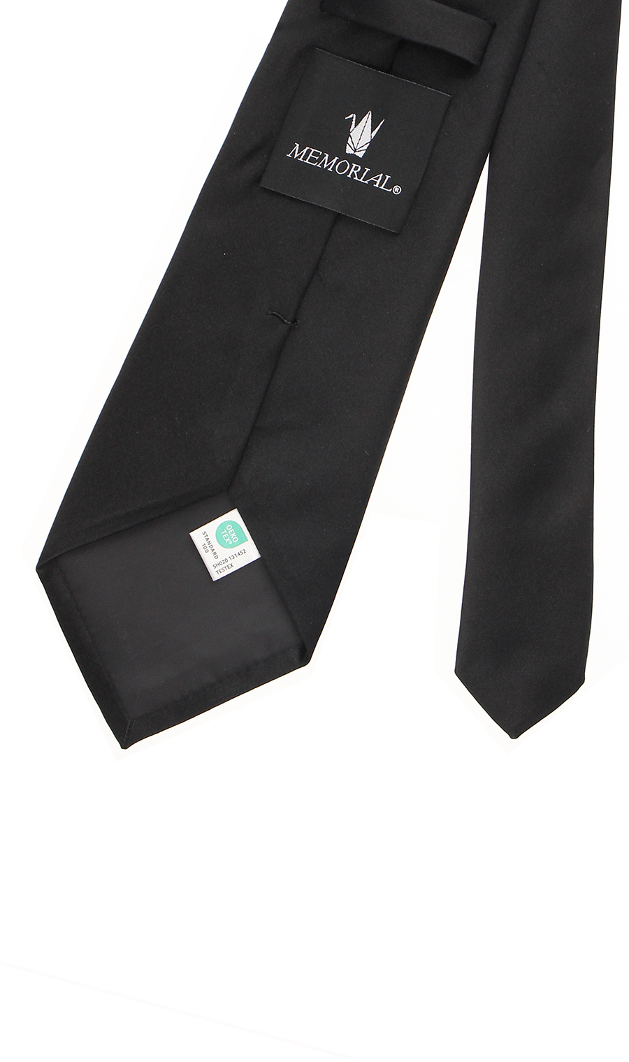 フォーマルタイ【弔事用】【ロングサイズ】【OEKO-TEX】 ブラック 0