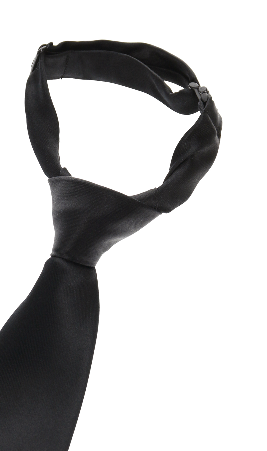 ■フォーマルタイ【弔事用】【Smart Tie】【ワンタッチ】 ブラック 0