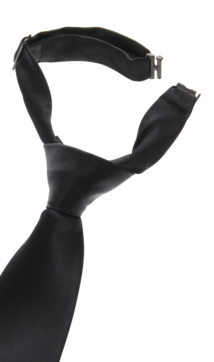 ■フォーマルタイ【弔事用】【Smart Tie】【ワンタッチ】 ブラック 0