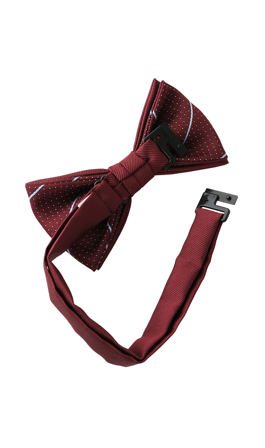 ■リバーシブル蝶ネクタイ【シルク】【日本製】 ワイン 0