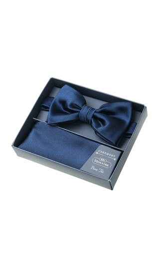 蝶ネクタイ&ポケットチーフ【シルク】