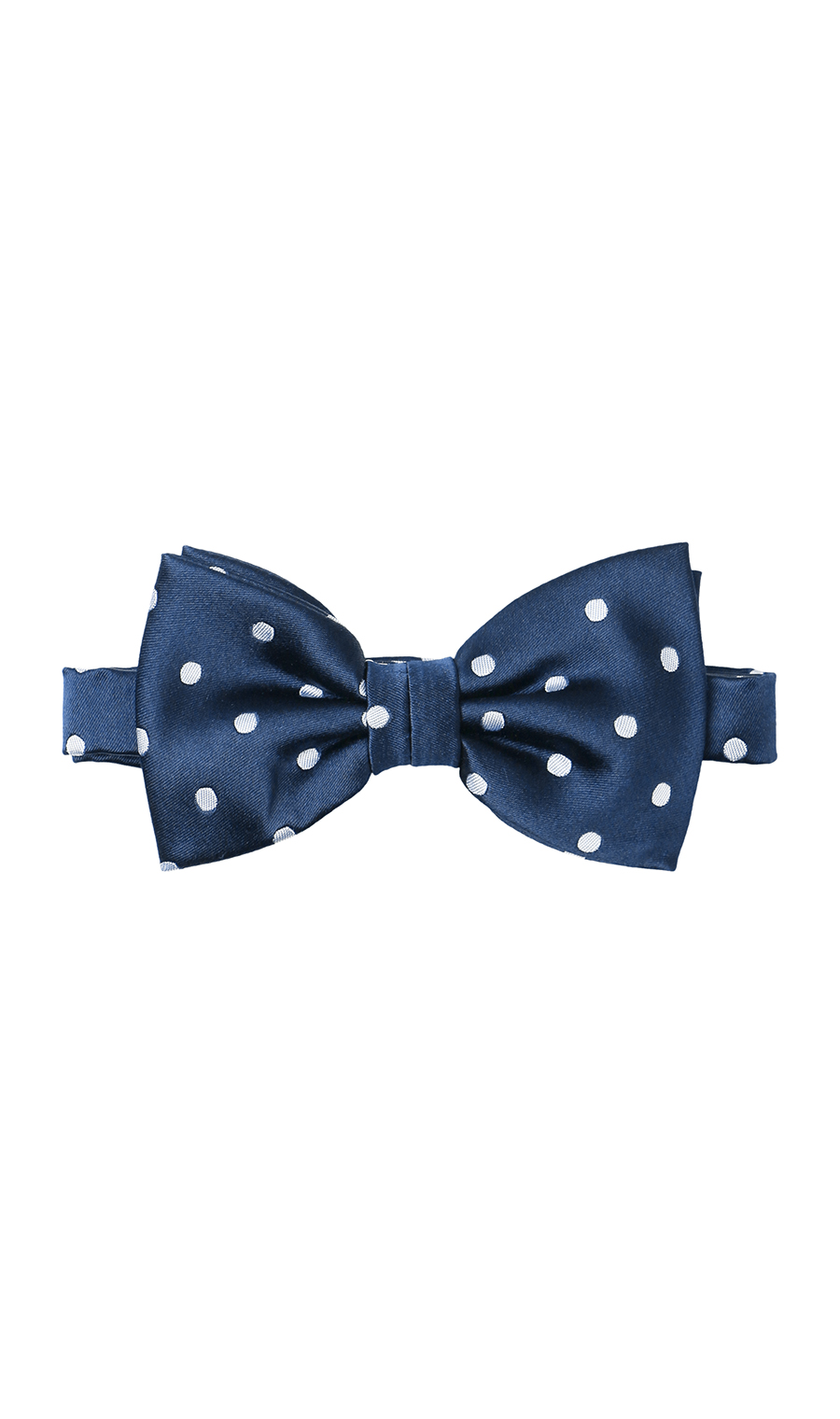 蝶ネクタイ&ポケットチーフ【シルク】 ネイビー 3