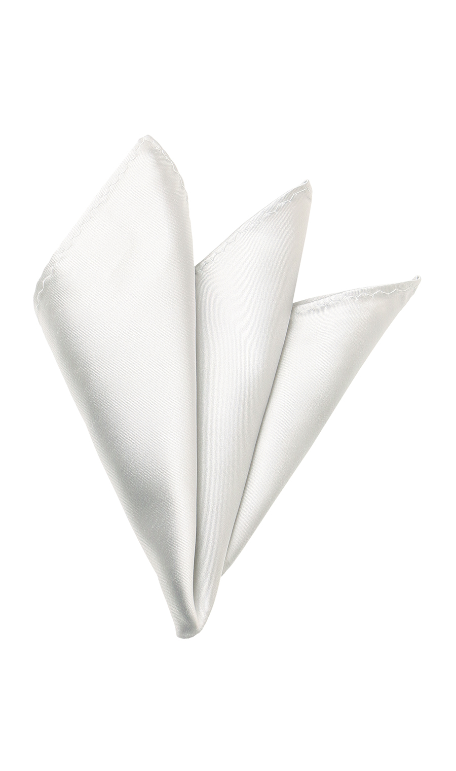 蝶ネクタイ&ポケットチーフ【シルク】 シルバー 0