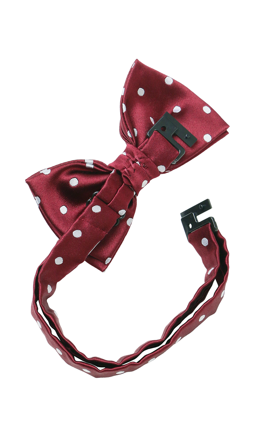 蝶ネクタイ&ポケットチーフ【シルク】 ワイン 3