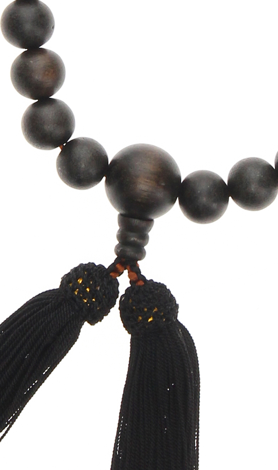 ■数珠【日本製】 ブラウン 0