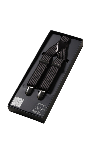 サスペンダー【フリーサイズ】【日本製】