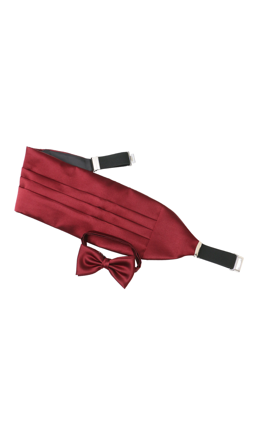 カマーバンド＆蝶ネクタイセット【Made in Japan】 ワイン 0