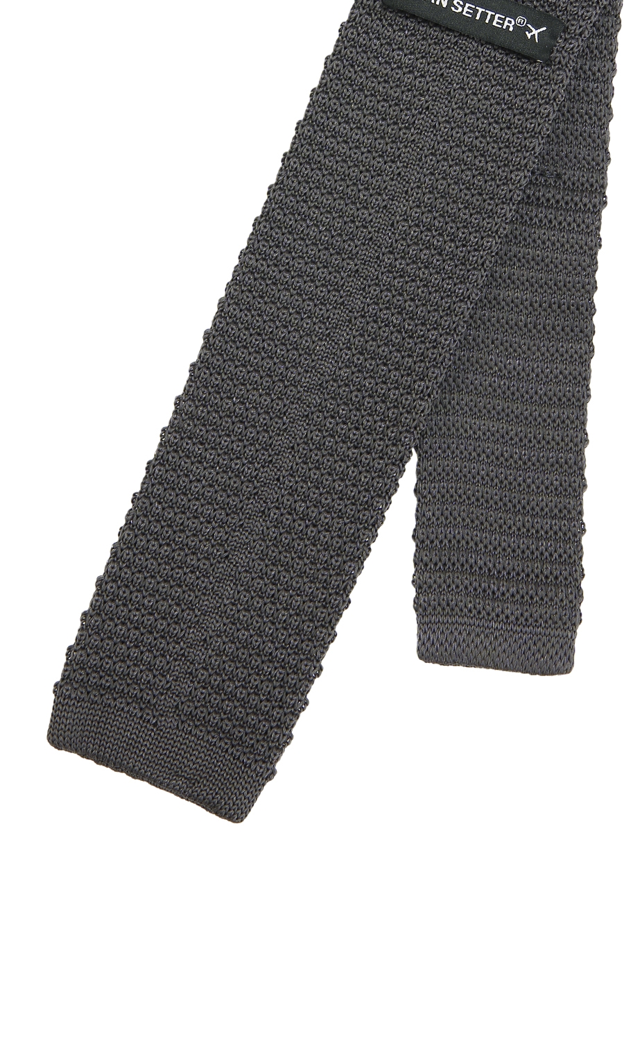 【訳アリ商品】ニットタイ【Plastics Smart】 グレー 0