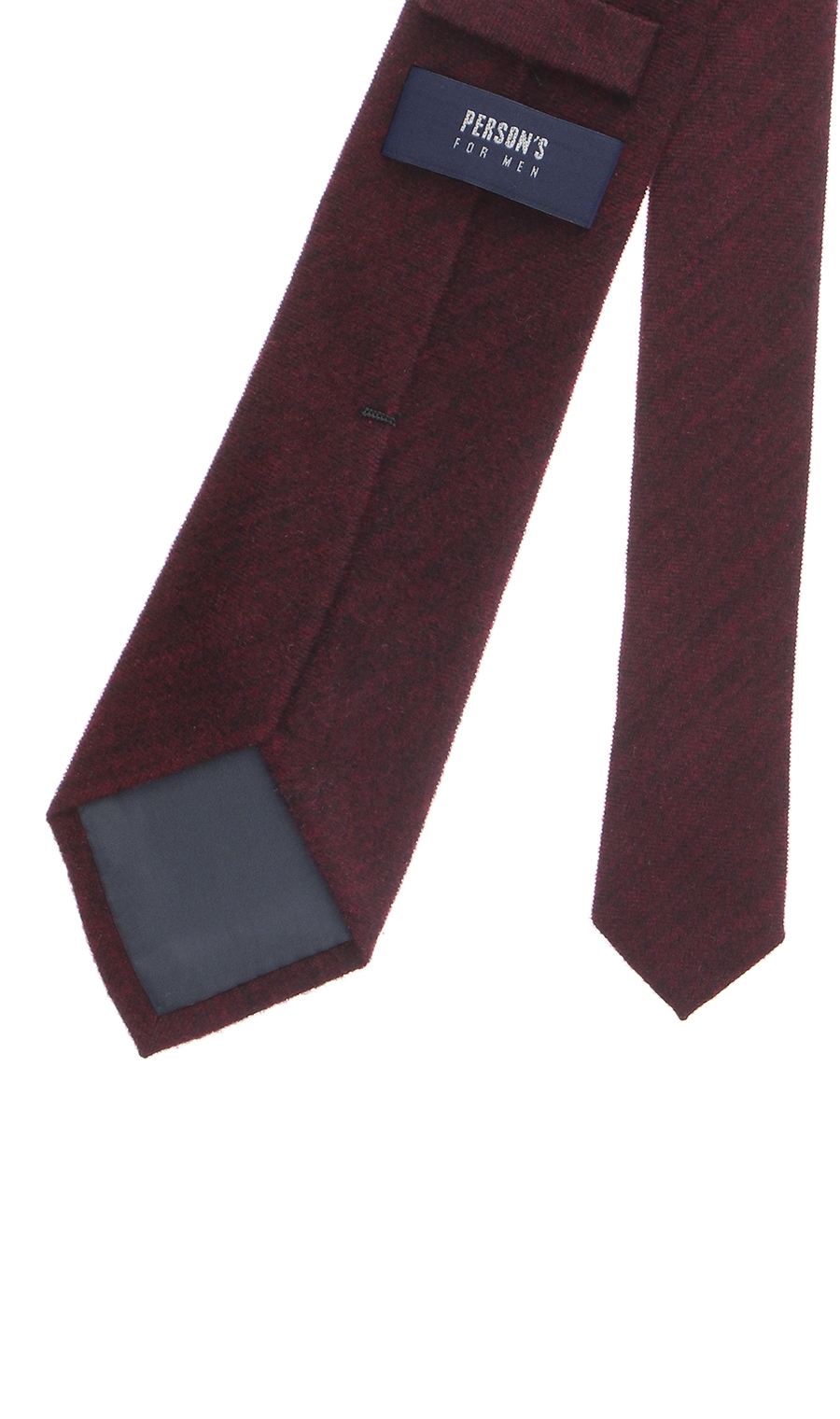 【訳アリ商品】レギュラータイ【BRUSHED UP SILK TIE】 ワイン 0