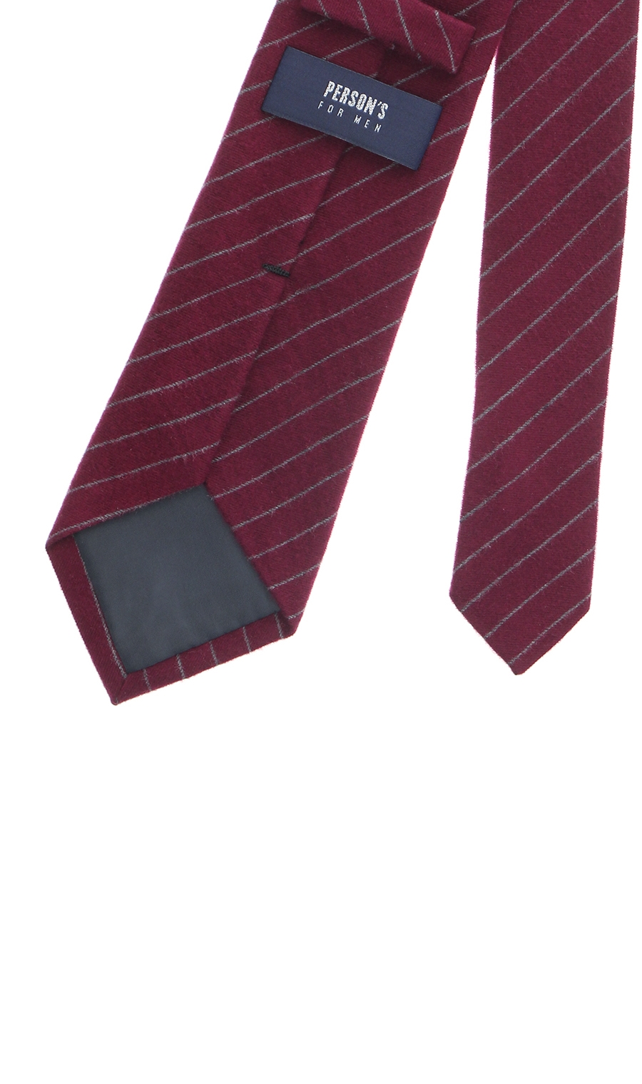 【訳アリ商品】レギュラータイ【BRUSHED UP SILK TIE】 ワイン 0