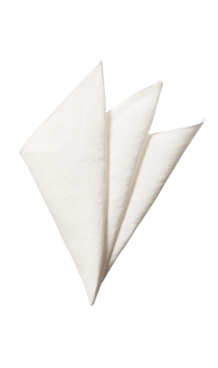 ポケットチーフ【French LINEN】【日本製】 ホワイト 0