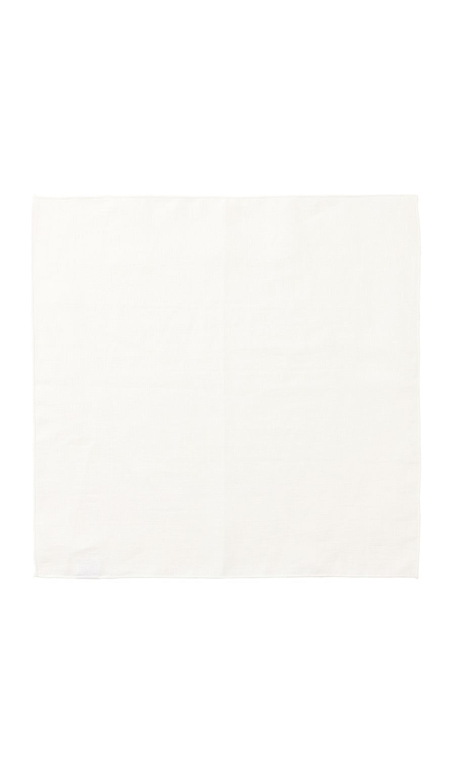 ポケットチーフ【French LINEN】 ホワイト系 0