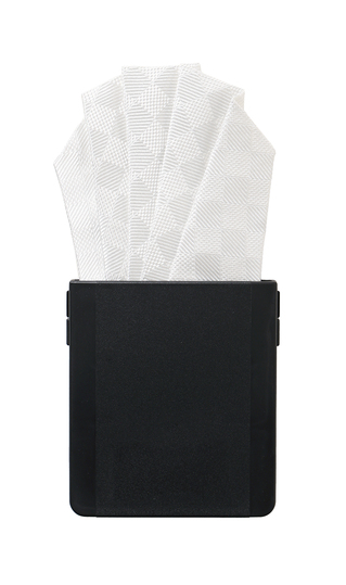 ワンタッチポケットチーフ【高さ調節ケース付き】【Made in Japan】