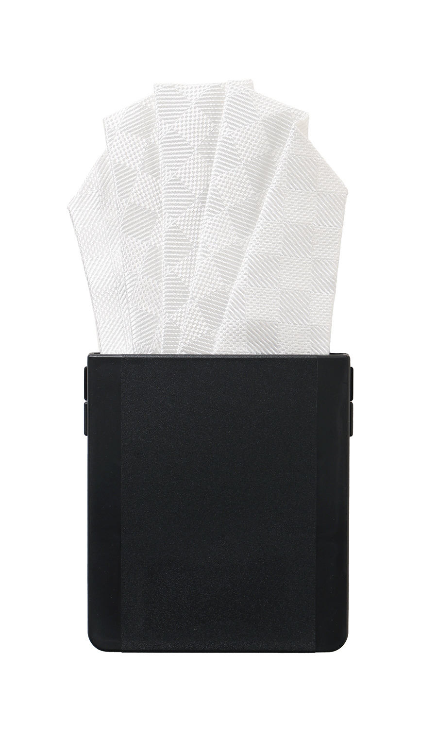 ワンタッチポケットチーフ【高さ調節ケース付き】【Made in Japan】 シルバー 3