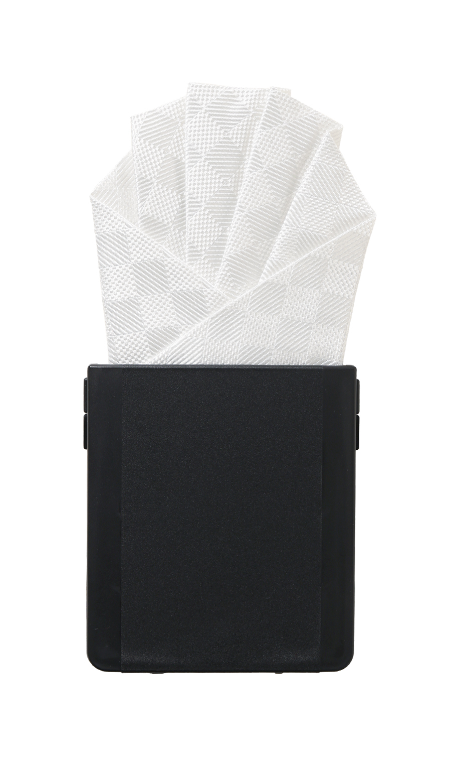 ワンタッチポケットチーフ【高さ調節ケース付き】【Made in Japan】 シルバー 3