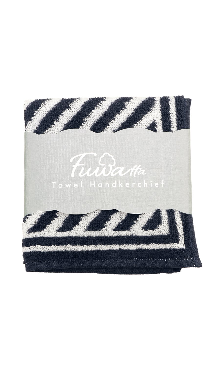 ミニタオルハンカチ【Fuwatta】 ネイビー系 0