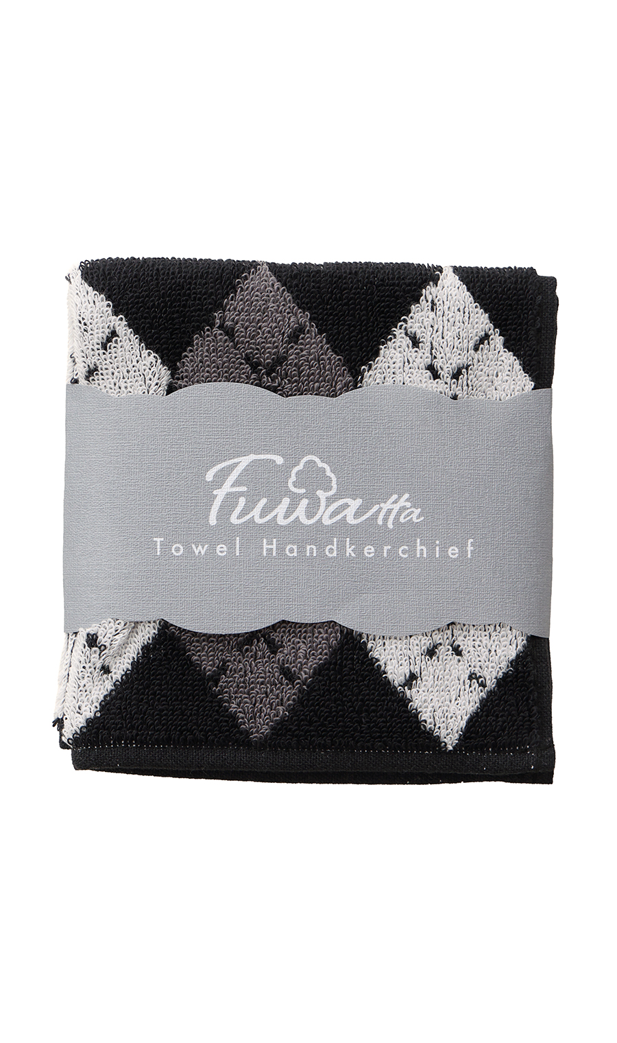 ミニタオルハンカチ【Fuwatta】 グレー 4