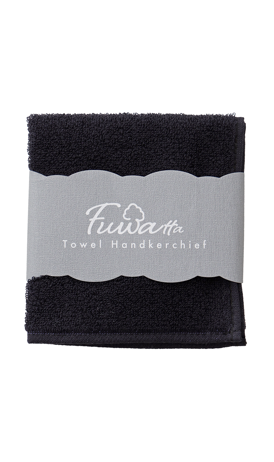 ミニタオルハンカチ【Fuwatta】 ブラック 5