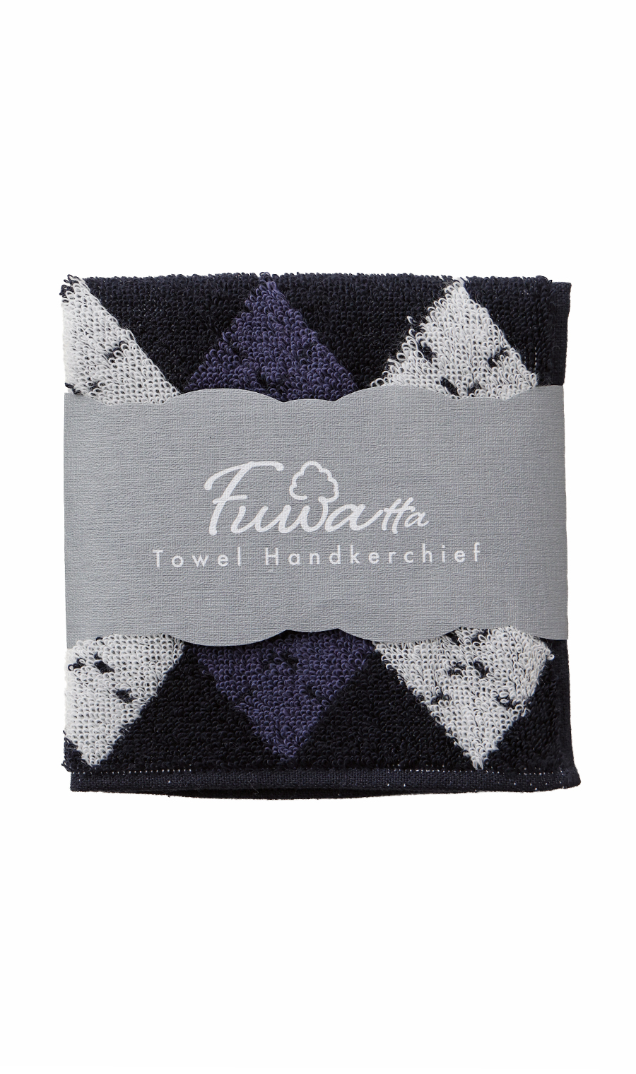 ミニタオルハンカチ【Fuwatta】 ブルー 8