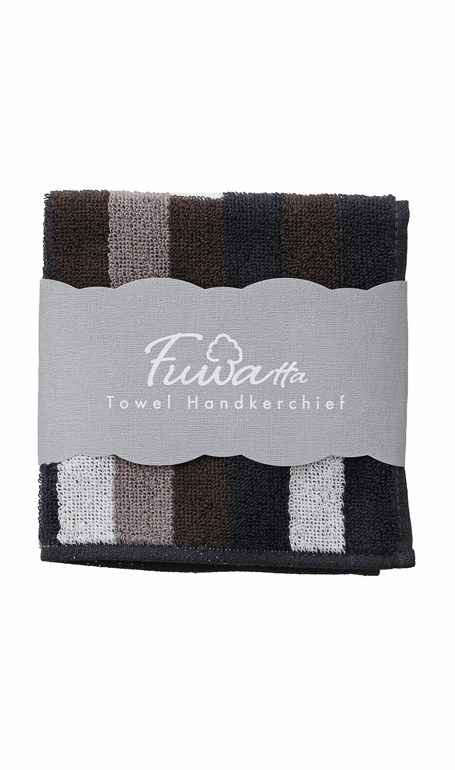 ミニタオルハンカチ【Fuwatta】 カーキ 1