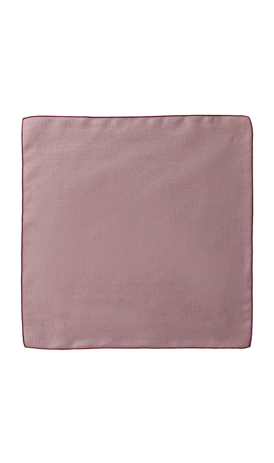 ポケットチーフ【French LINEN】【日本製】 レッド 0