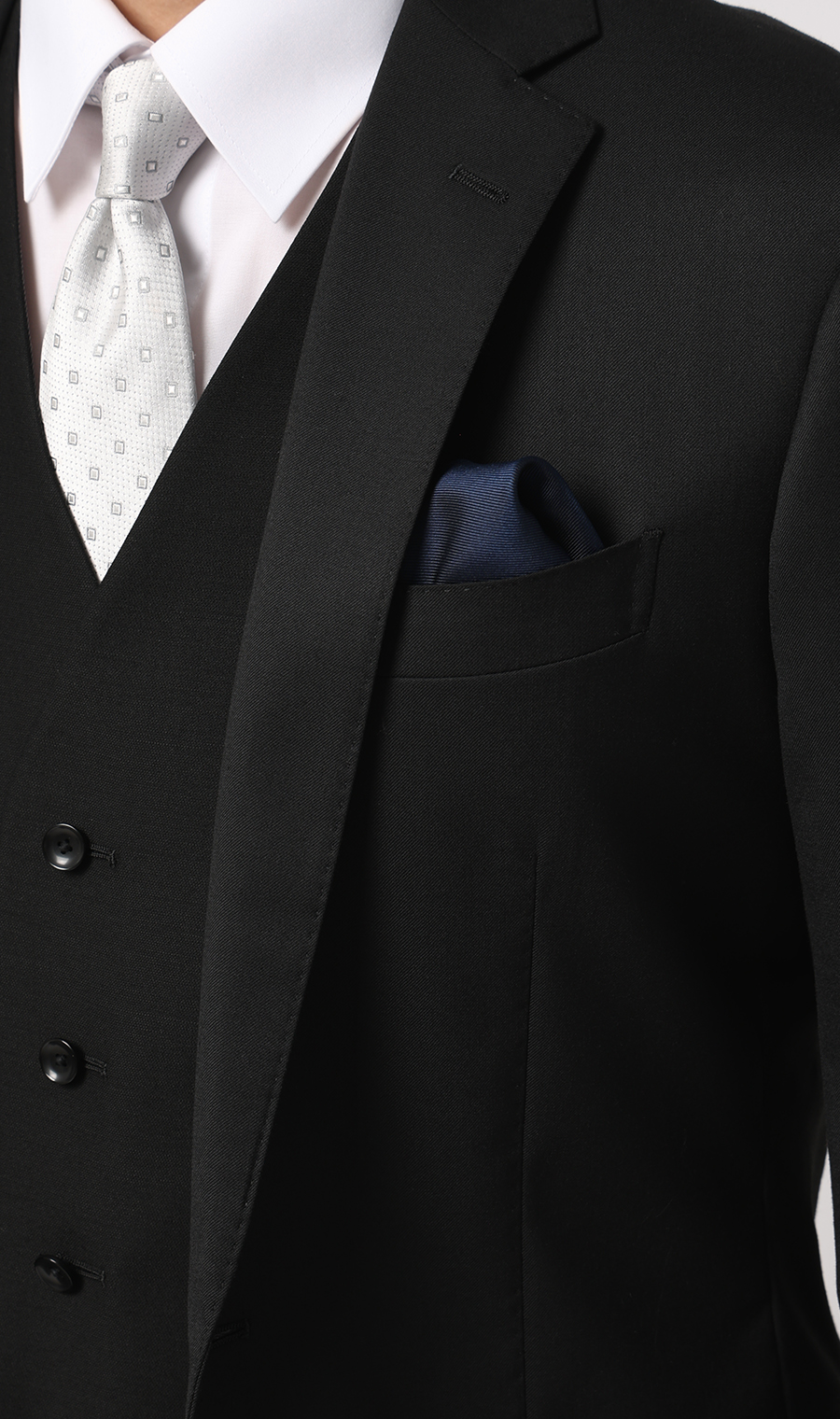 口袋手帕藏青色0