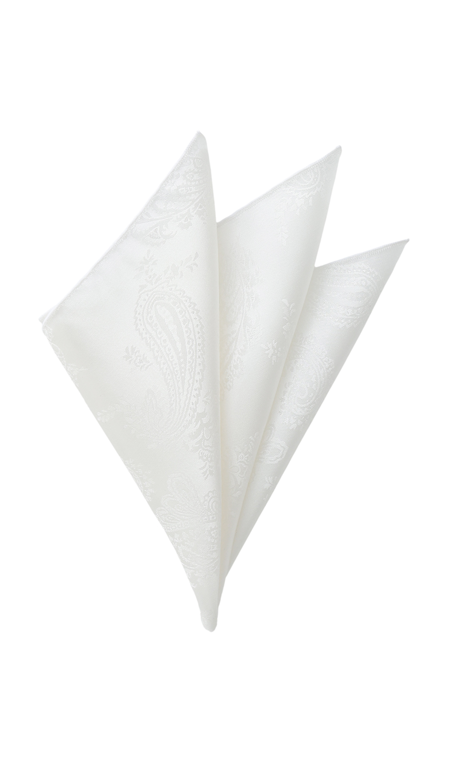 ■ポケットチーフ【ジャガードプリント】 ホワイト 6