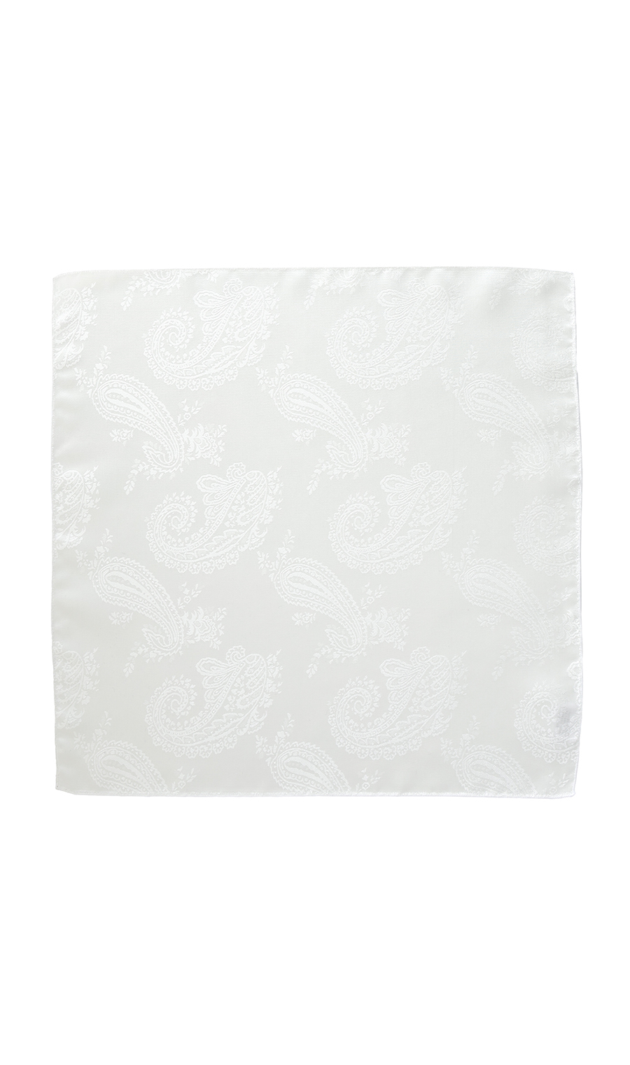 ■ポケットチーフ【ジャガードプリント】 ホワイト 6