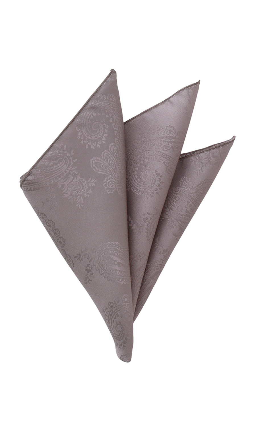 ■ポケットチーフ【ジャガードプリント】 グレージュ 6