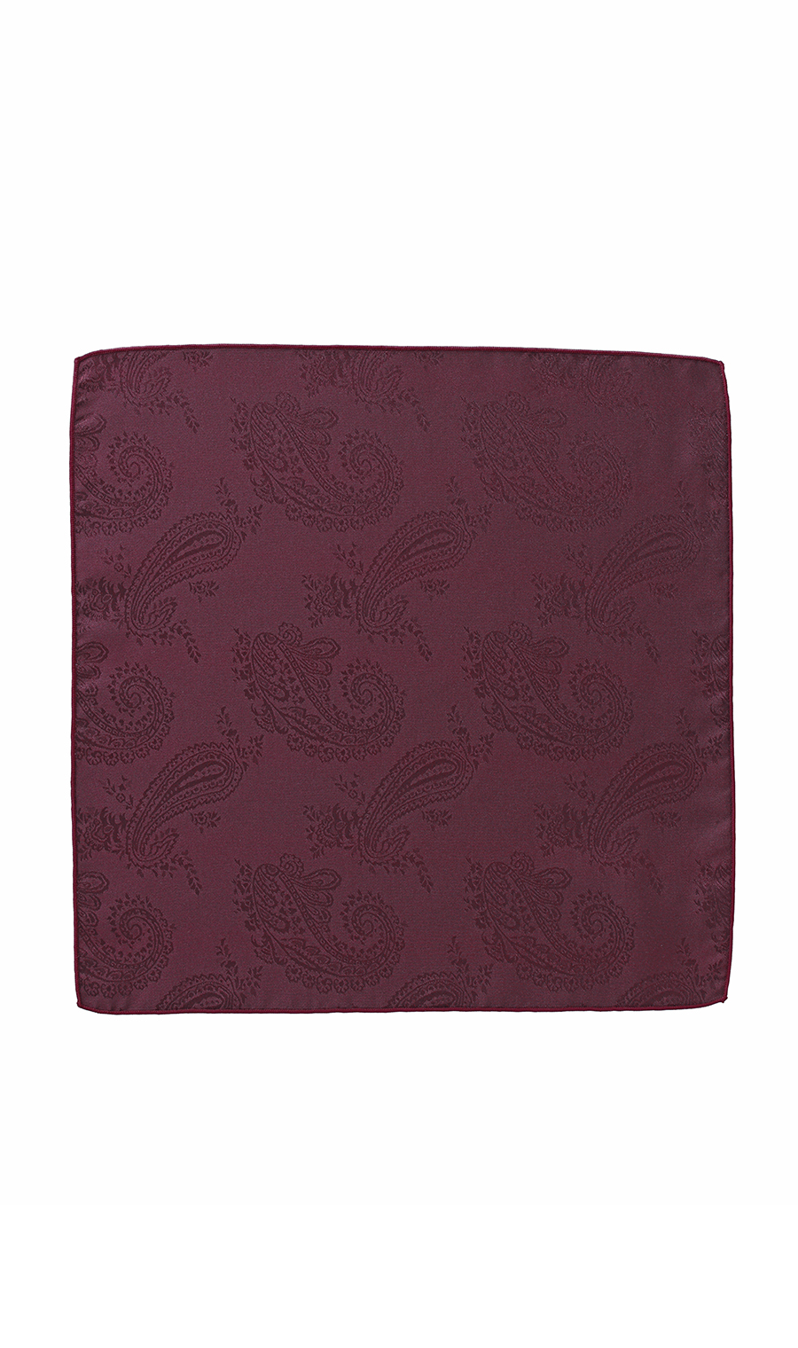 ■ポケットチーフ【ジャガードプリント】 ワイン 6