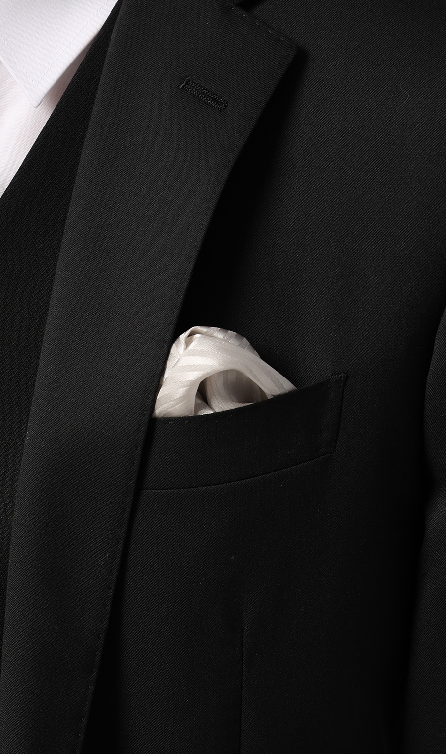 ポケットチーフ グレー 9