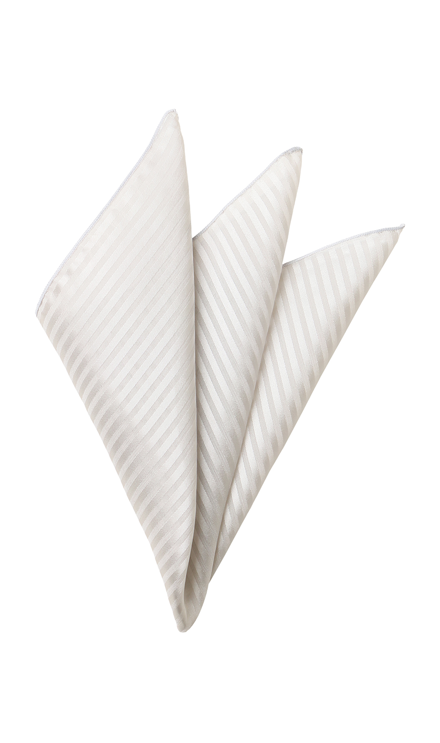 ポケットチーフ シルバー 9