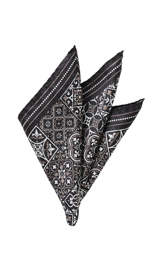 ■ポケットチーフ【MOLINELLI】【MADE IN ITALY】