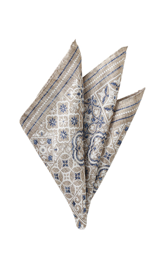 ■ポケットチーフ【MOLINELLI】【MADE IN ITALY】