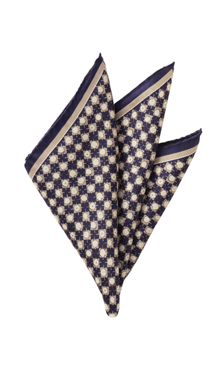 ■ポケットチーフ【MOLINELLI】【MADE IN ITALY】