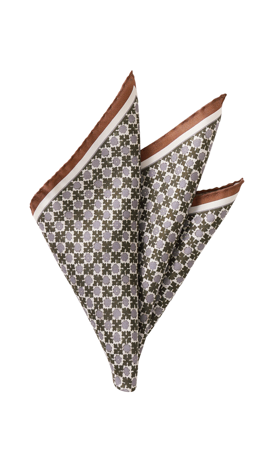 ■ポケットチーフ【MOLINELLI】【MADE IN ITALY】 グリーン 4