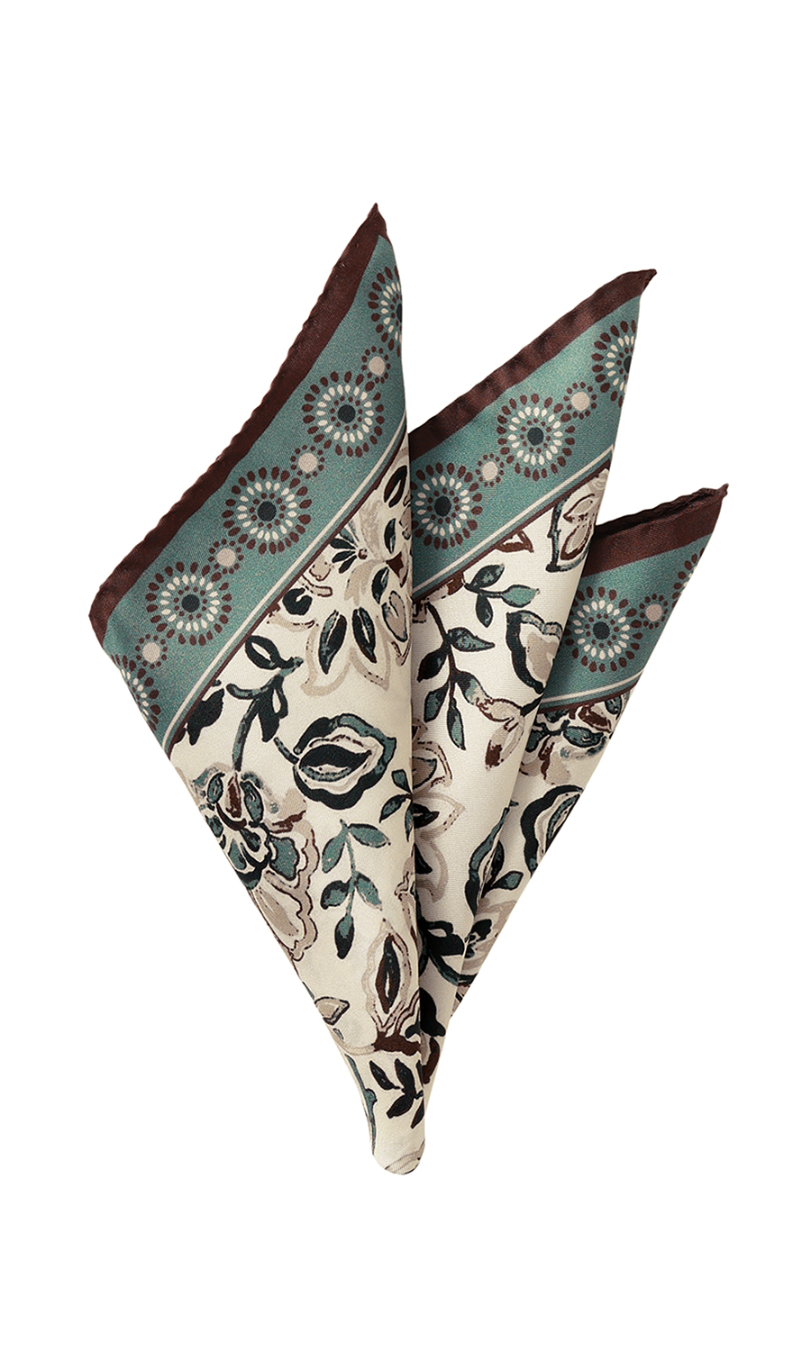 ■ポケットチーフ【MOLINELLI】【MADE IN ITALY】 グリーン 8