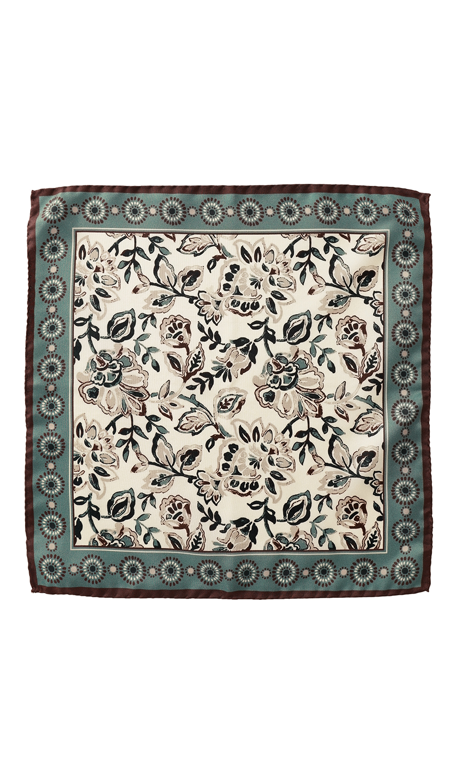 ■ポケットチーフ【MOLINELLI】【MADE IN ITALY】 グリーン 8