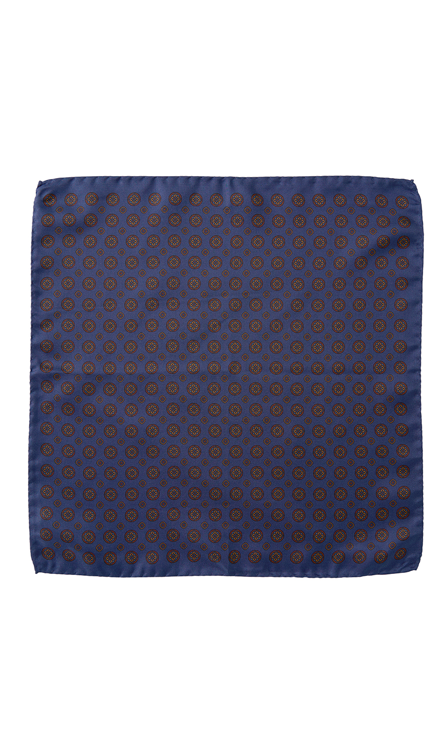 ポケットチーフ【MOLINELLI】【MADE IN ITALY】 ネイビー 4
