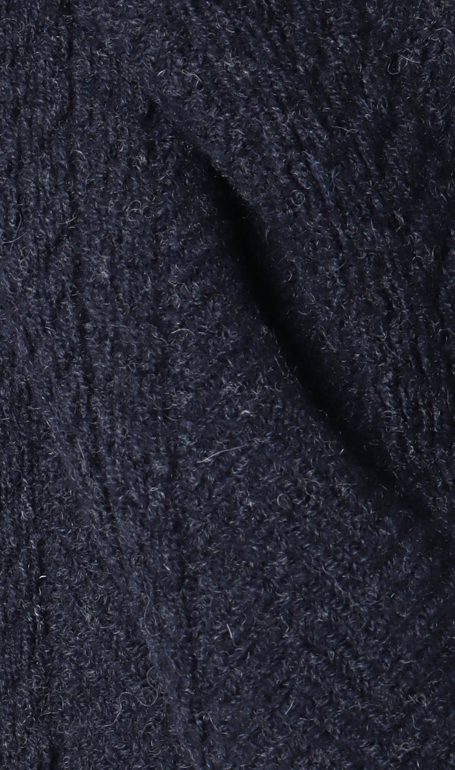 地柄ウールマフラー ネイビー 0