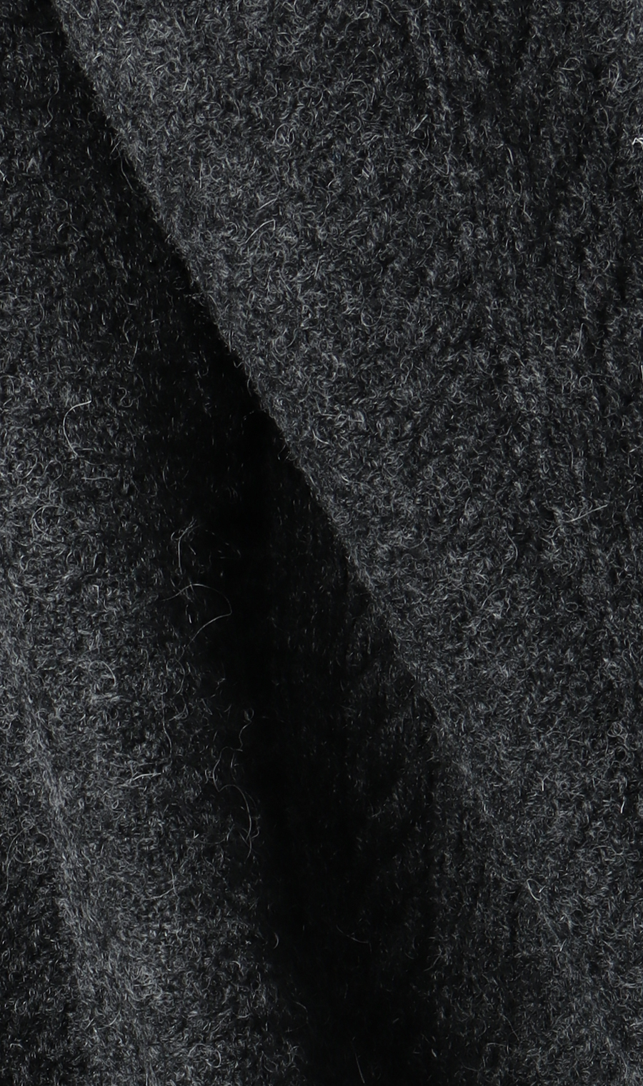 地柄ウールマフラー チャコール 0