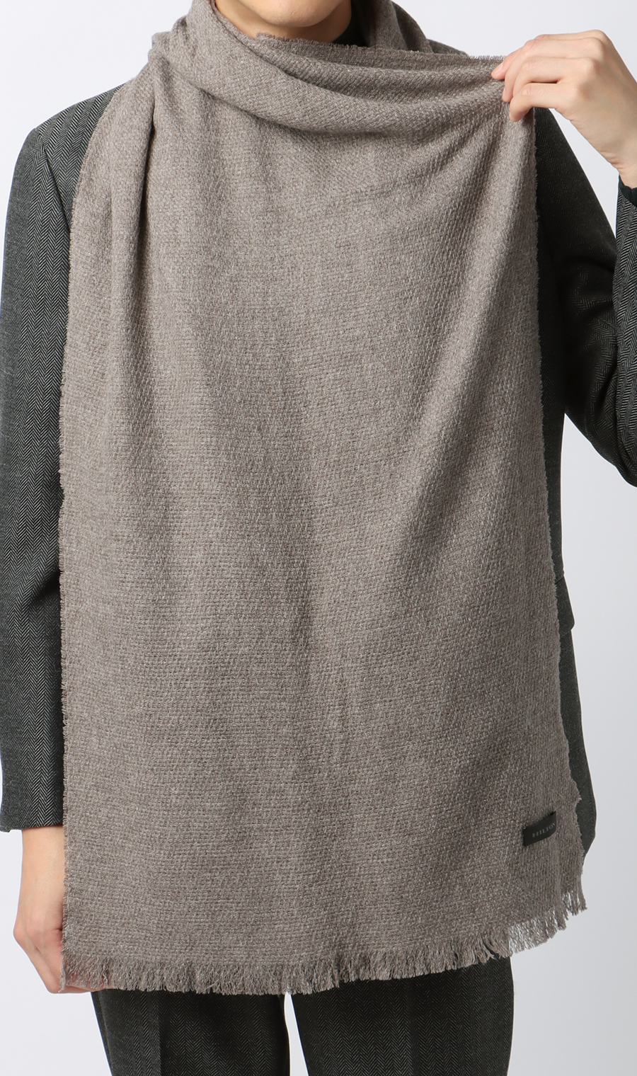 エアリーレーヨンマフラー グレージュ 0