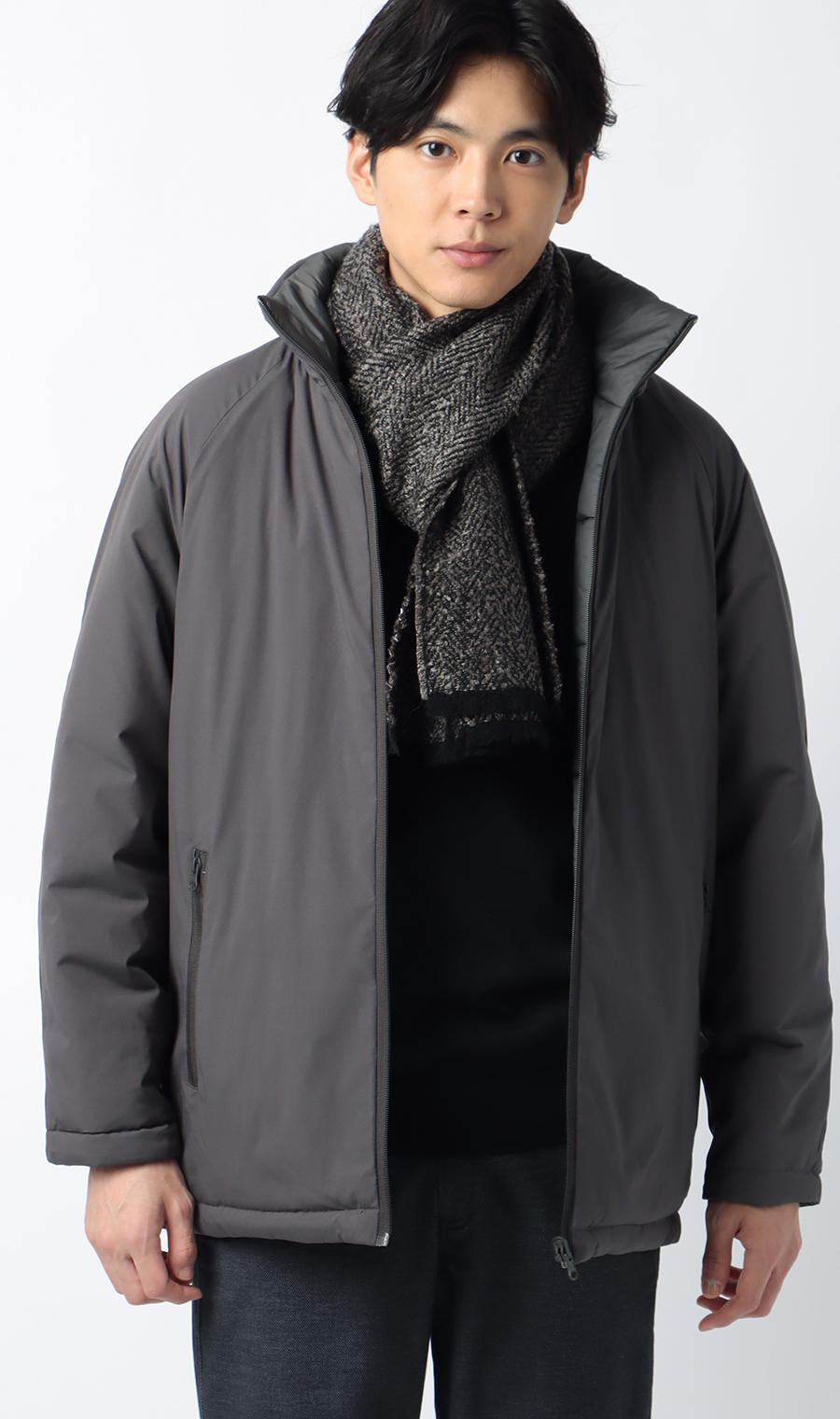 ブークレマフラー グレー 0