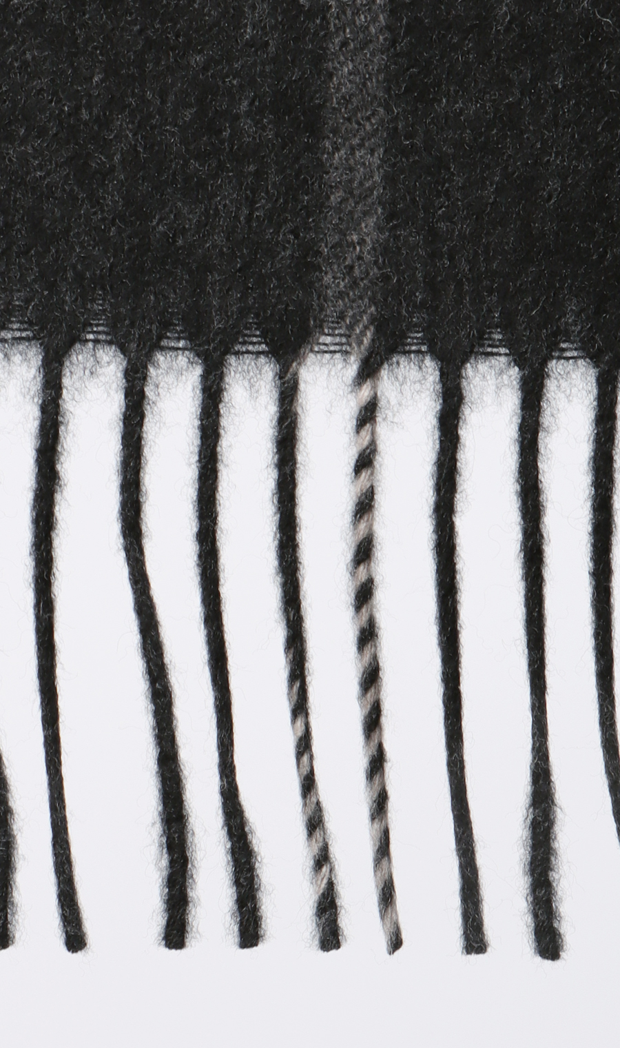 マフラー【カシミヤブレンド】 ブラック 0