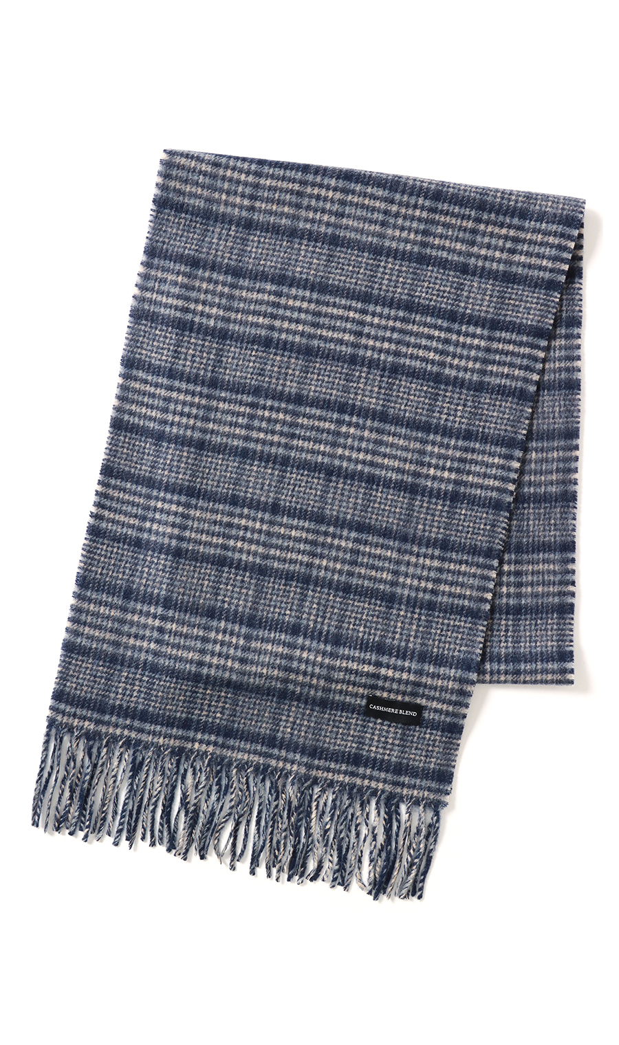 マフラー【カシミヤブレンド】 ブルー 0